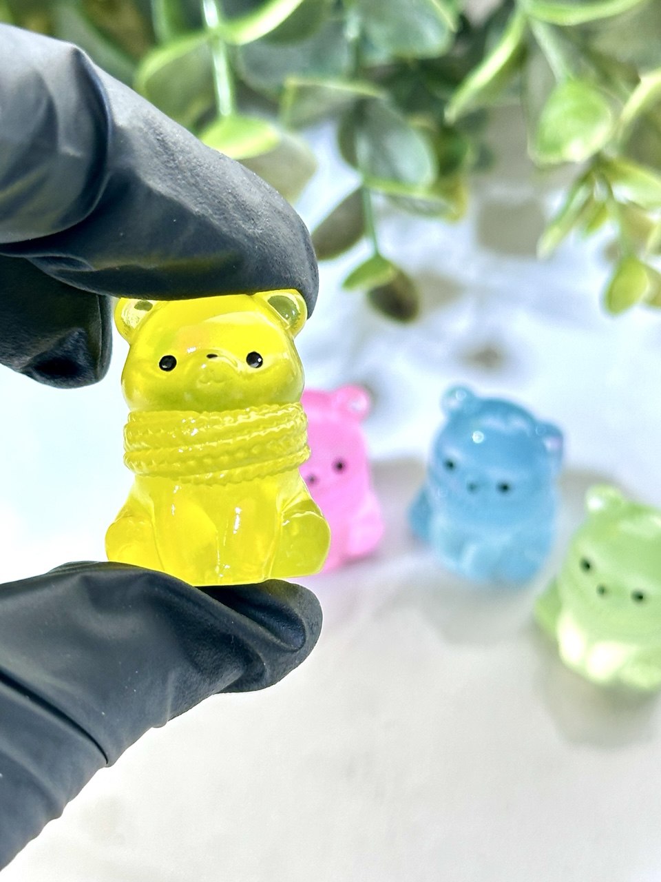 Silicone Mold Bear Figurines (Set of 4)