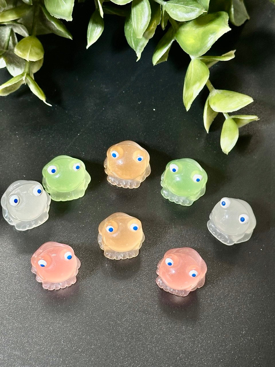 3D Frog Silicone Mold: Mini Kawaii Figurines for Resin, Soap, Candle