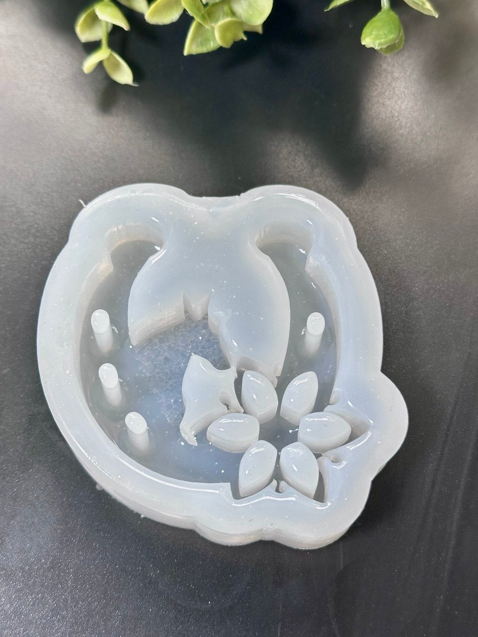 Druzy Crystal Horse Head Silicone Mold