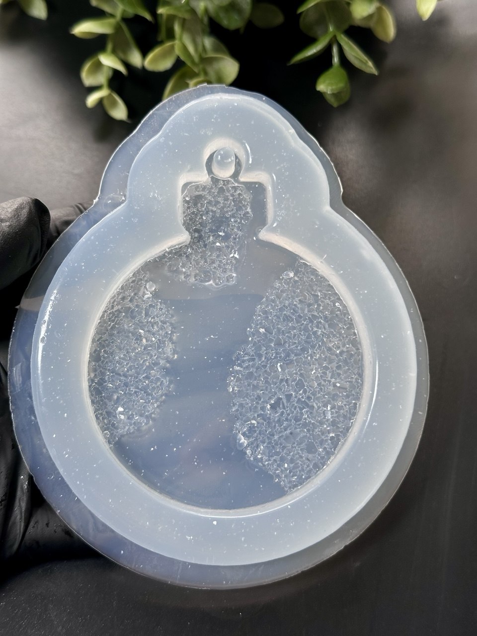 Christmas Tree Bauble Mold - Druzy Resin and DIY Decoration Tool