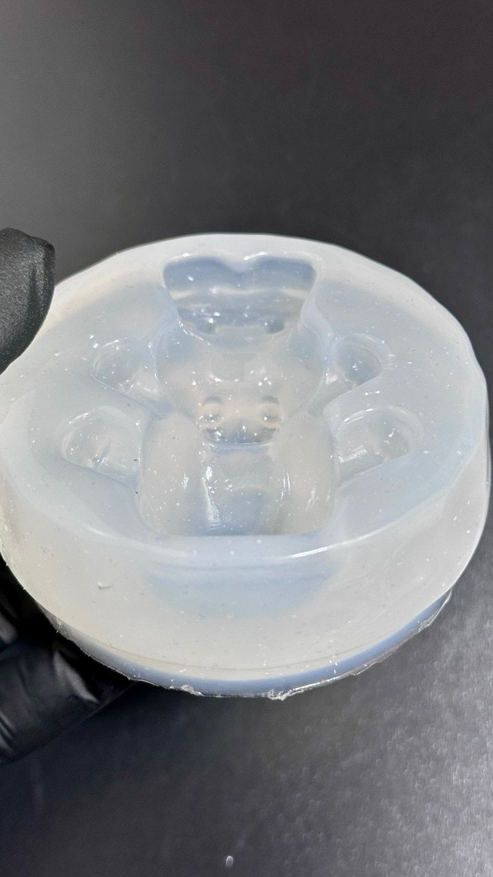 Hippo Figurine Silicone Mold: Resin Art, Miniature Hippo (5.6 cm)