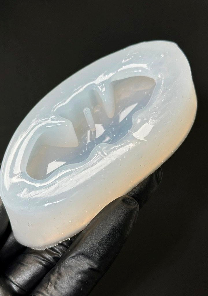 Crystal Heart Silicone Mold for Resin