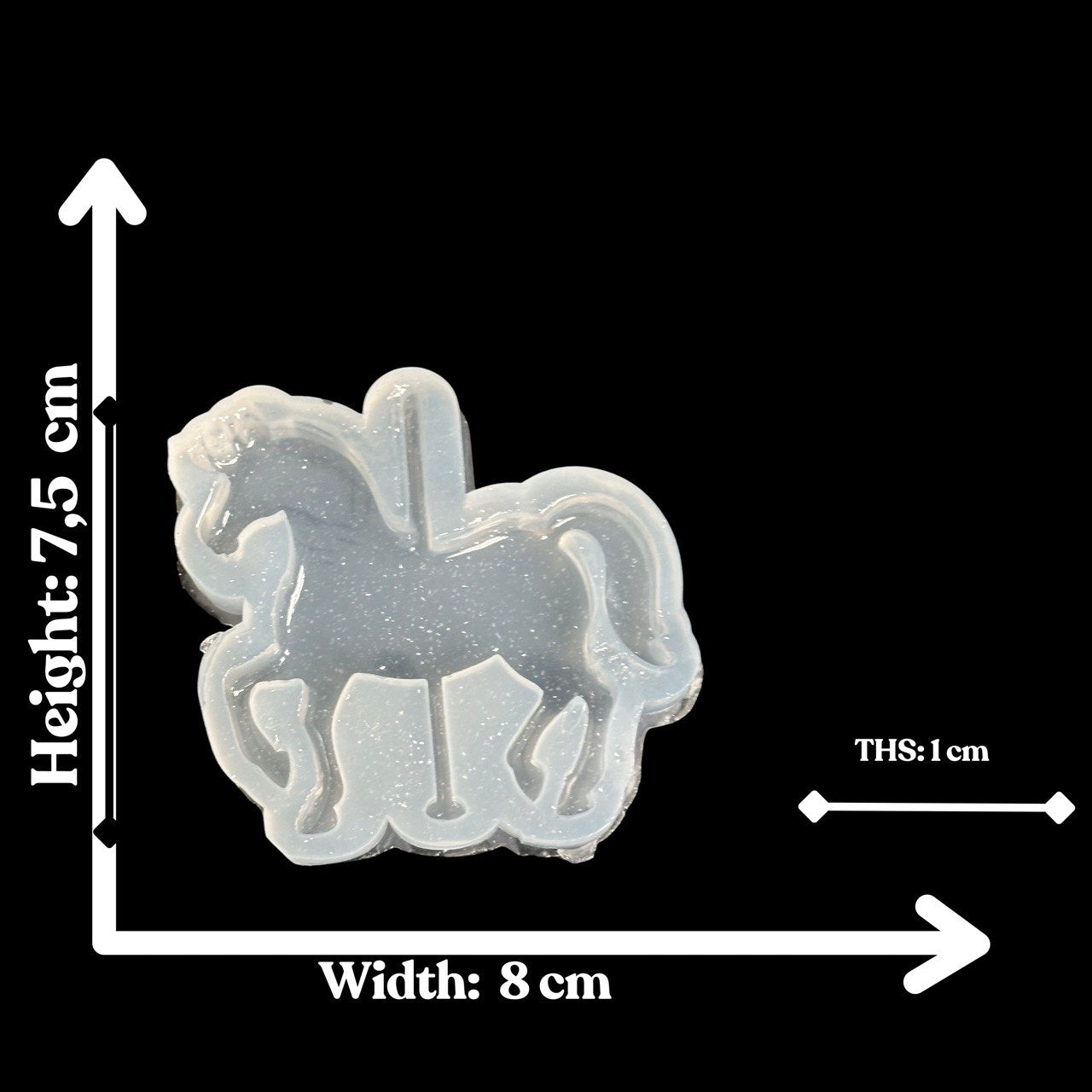 Сarousel Horse Silicone Mold