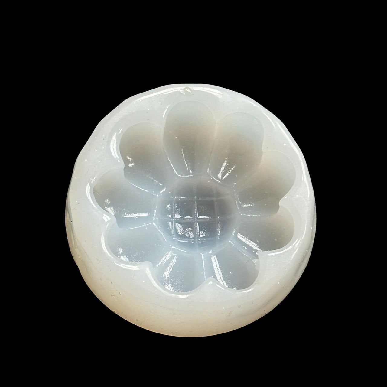 Round Flower Silicone Mold – 6 cm