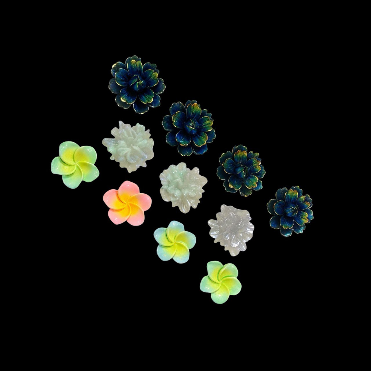 Mini Flower Silicone Mold Set for Resin, Clay, Wax, Soap Making