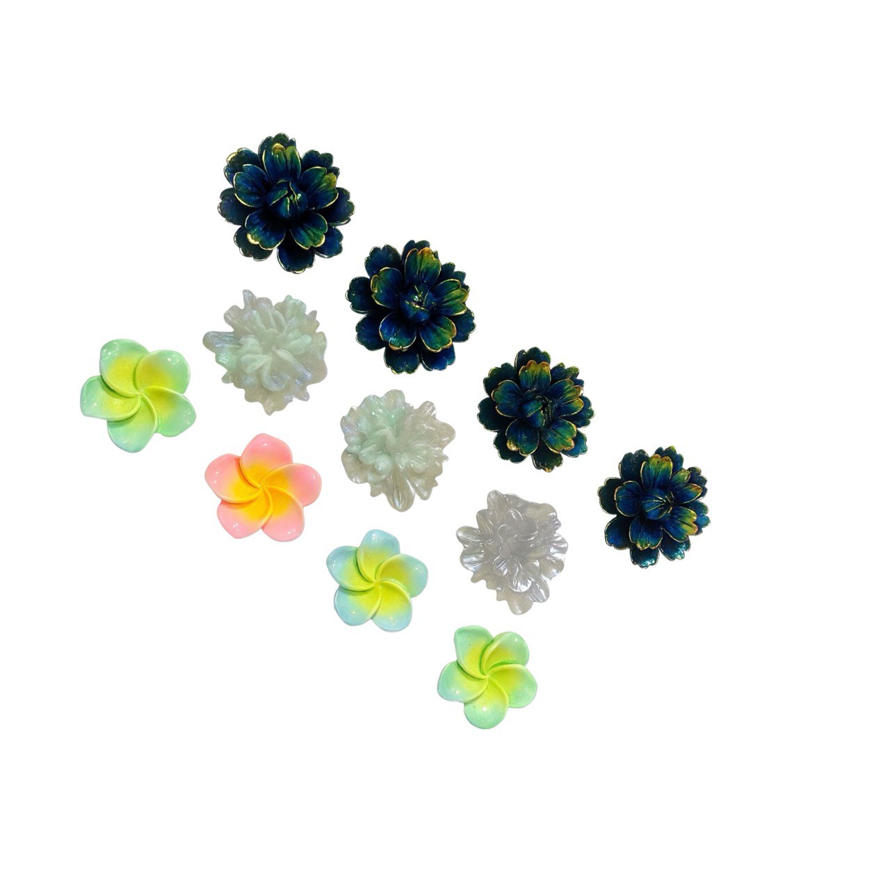 Mini Flower Silicone Mold Set for Resin, Clay, Wax, Soap Making