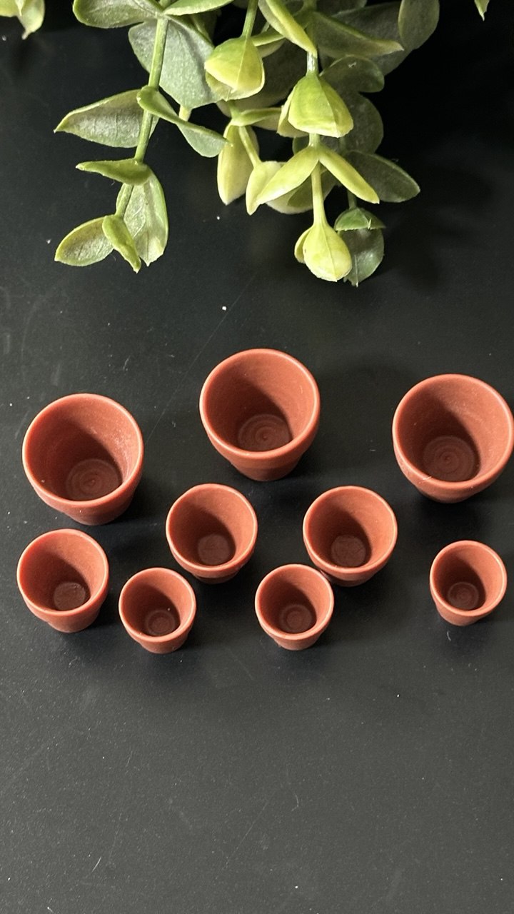 Mini Flower Pot Silicone Mold for Resin, Clay, Wax & Plaster