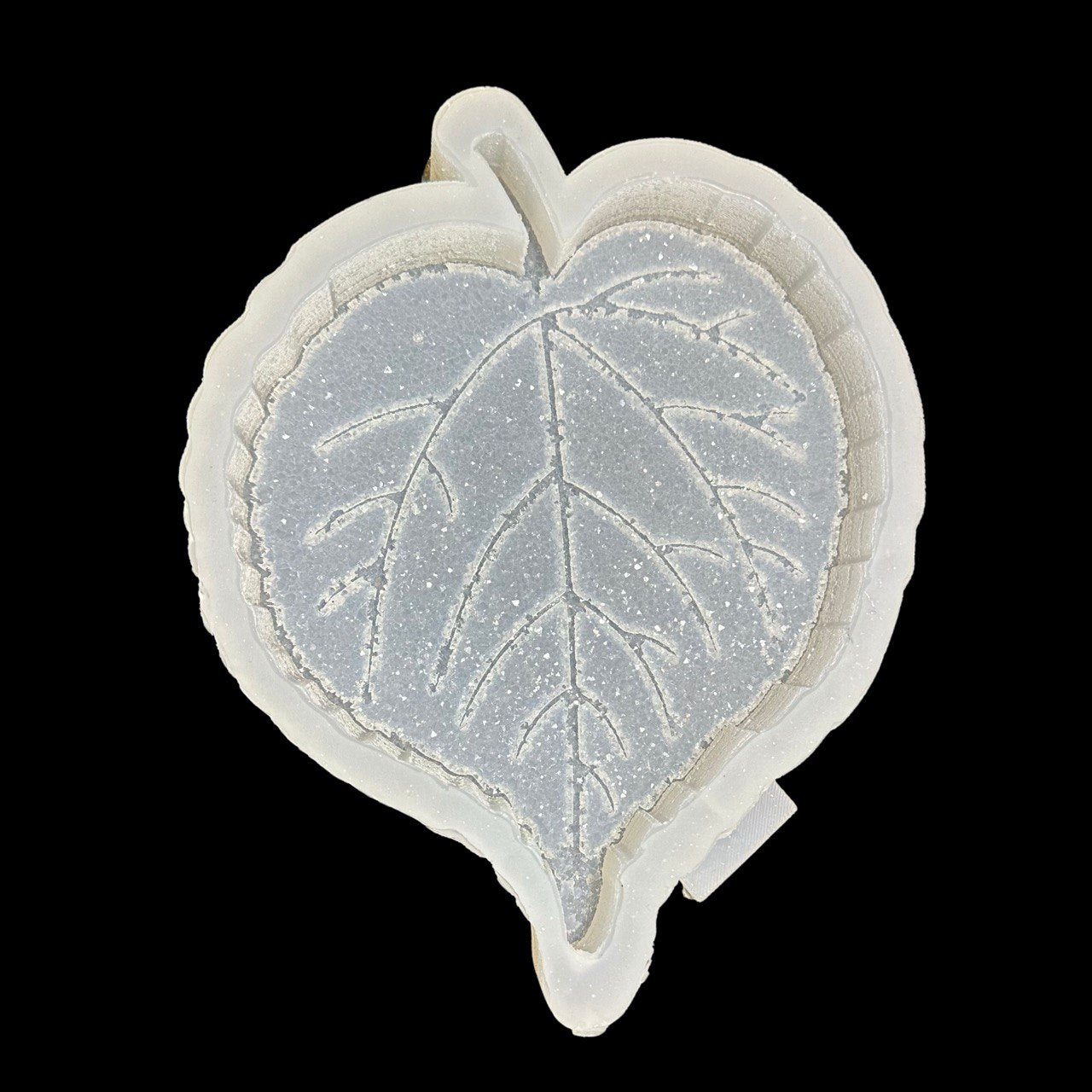 Druzy Leaf Silicone Mold for Resin, Jesmonite, Plaster