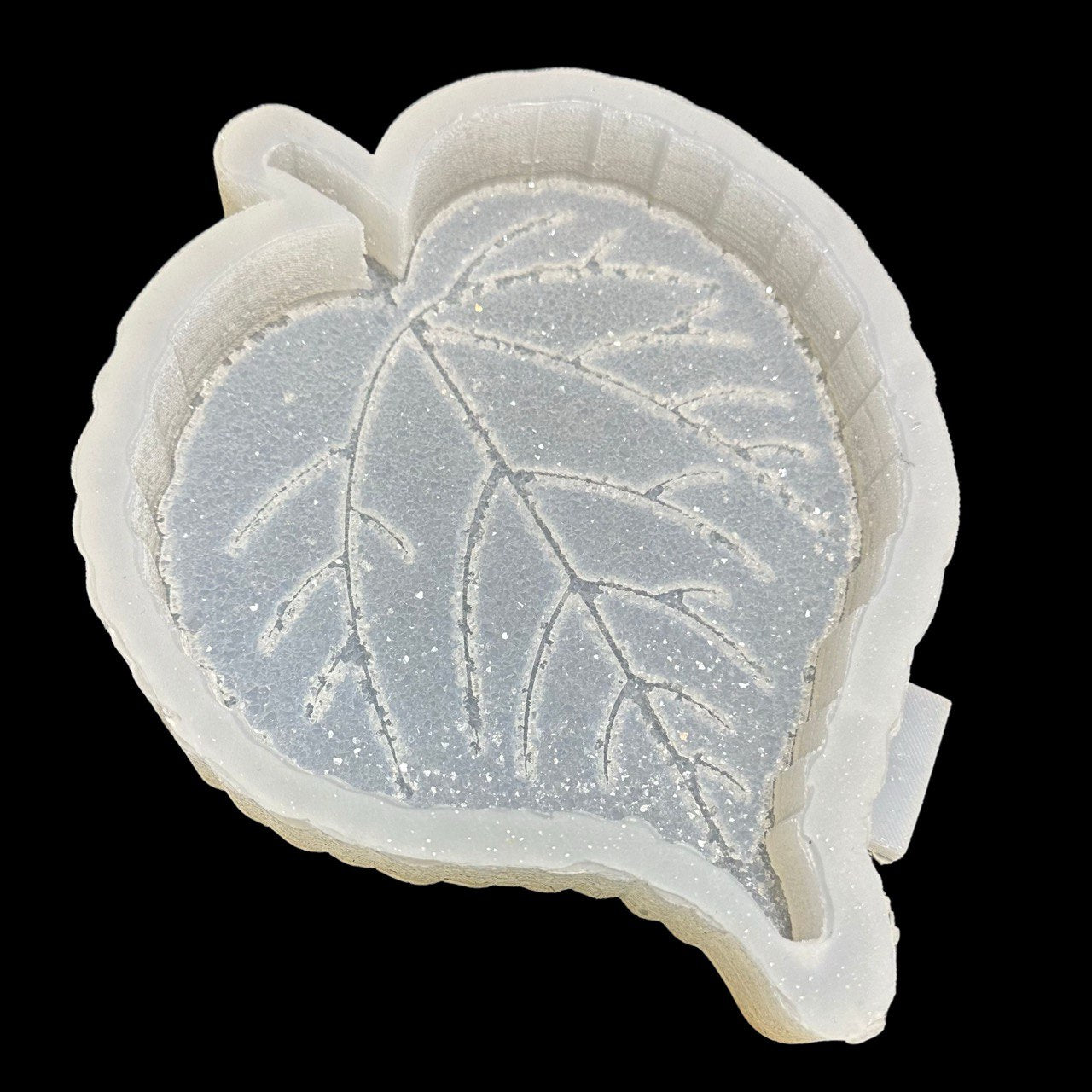 Druzy Leaf Silicone Mold for Resin, Jesmonite, Plaster