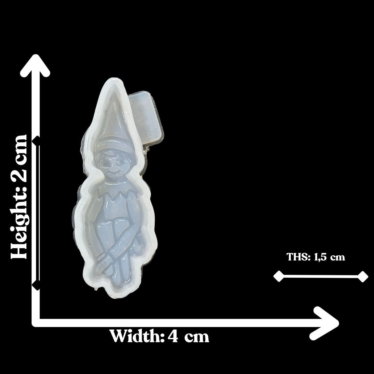 Christmas Elf Silicone Mold - Christmas Resin Mold