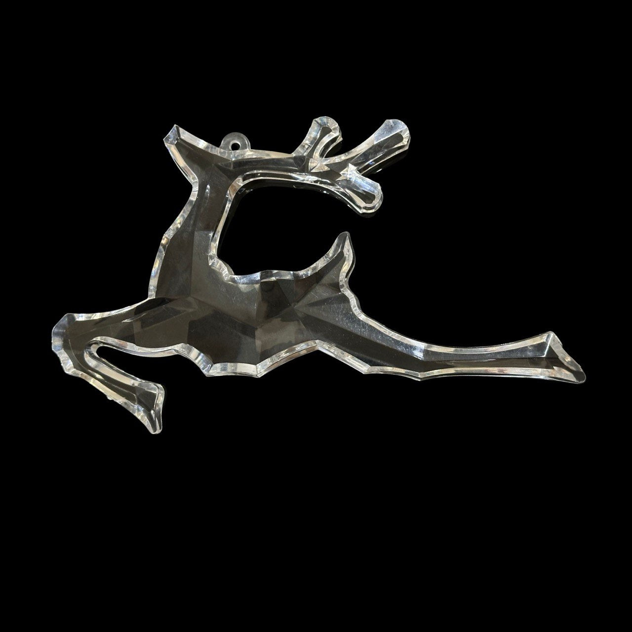 Crystal Reindeer Silicone Mold Large Faceted Ornament