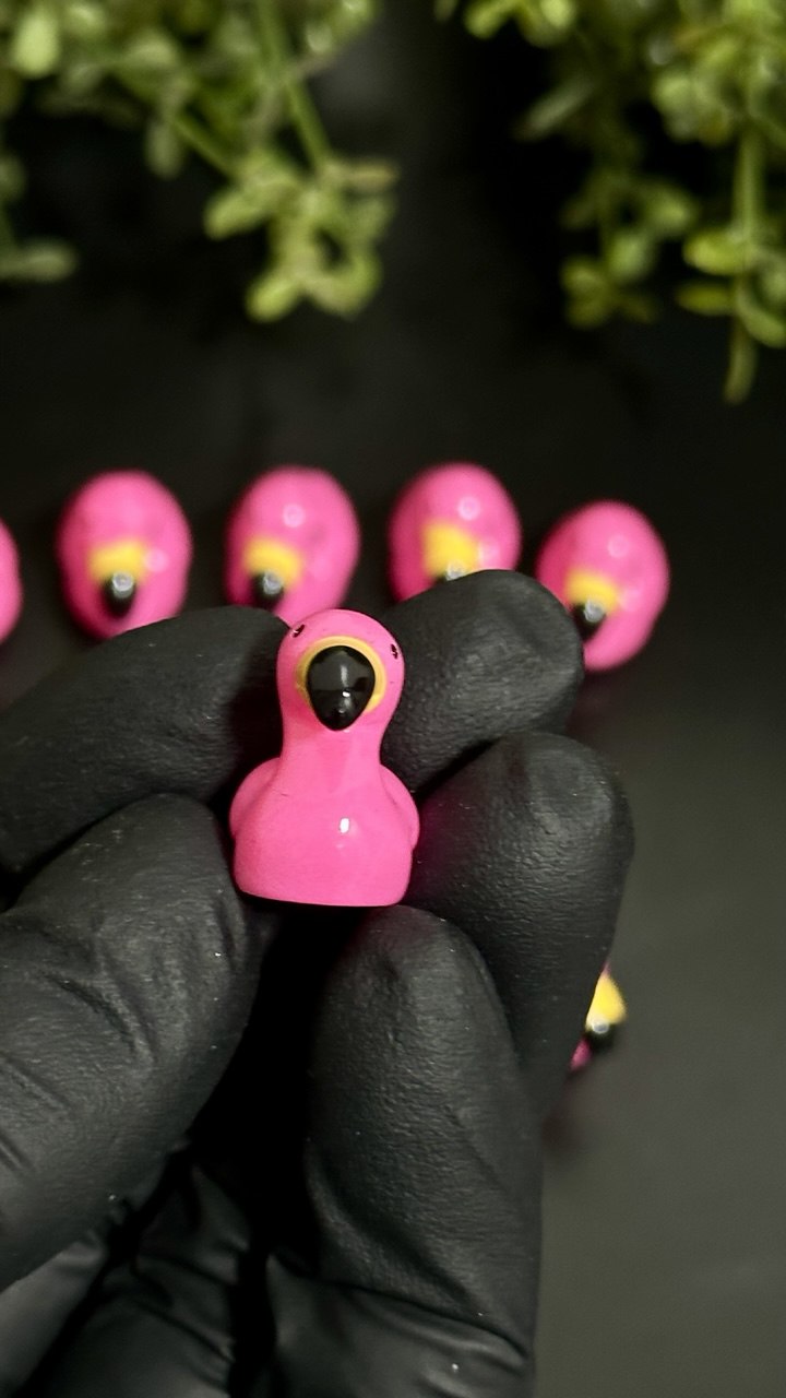 Silicone Mini Flamingo Mold Set, 15 Tiny Bird