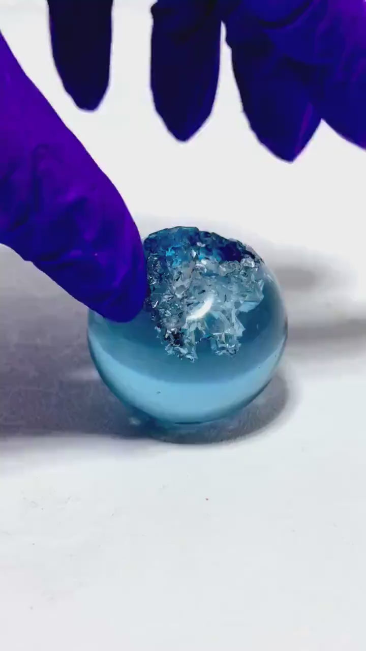 Tiny Crystal Sphere Silicone Mold - Geode Resin Mold for DIY Jewelry Making Silicone Mold Ideas Decor Shop