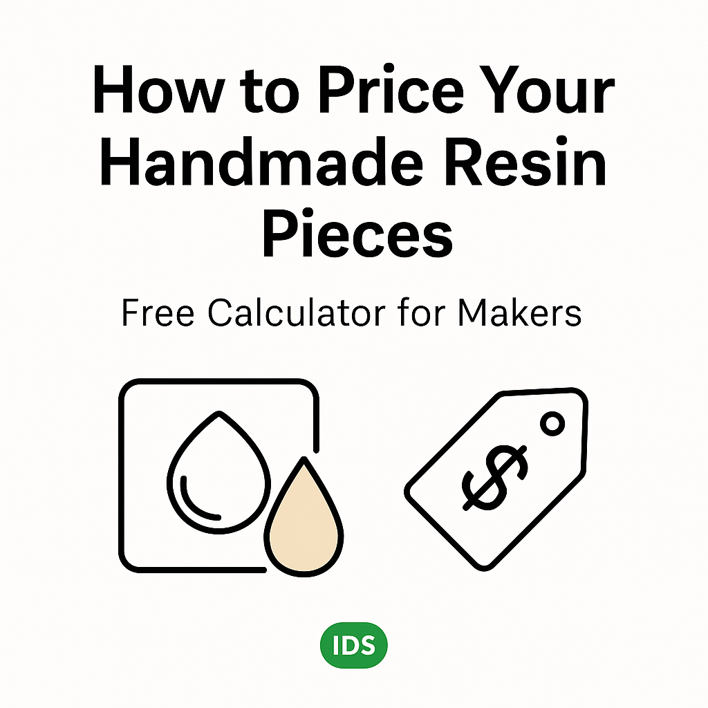 How to Price Your Handmade Resin & Jesmonite Pieces