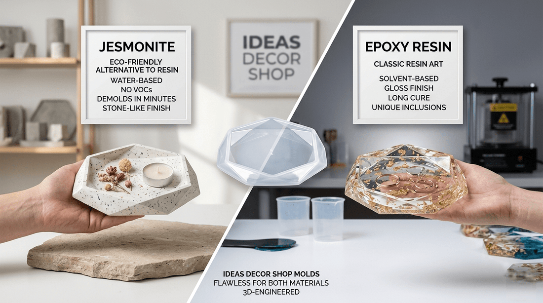 Jesmonite vs. Epoxy Resin: Which is Better for Home Decor in 2026? - Ideas Decor Shop