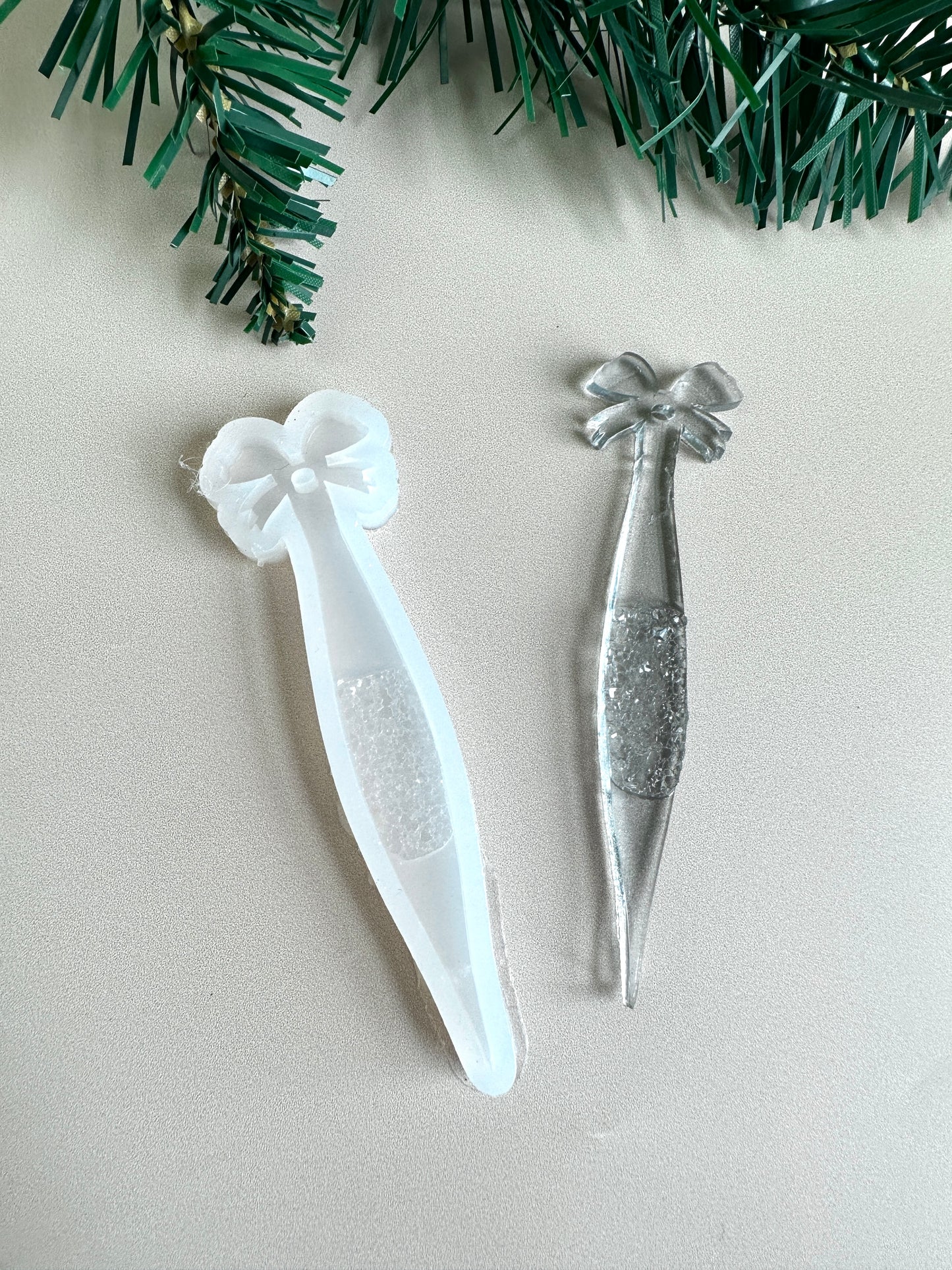 Weihnachts-Kristall-Eiszapfen-Silikonform – Herstellung von Weihnachtsbaumschmuck, ideal für festliche Dekoration, perfektes Weihnachtsgeschenk für Bastler