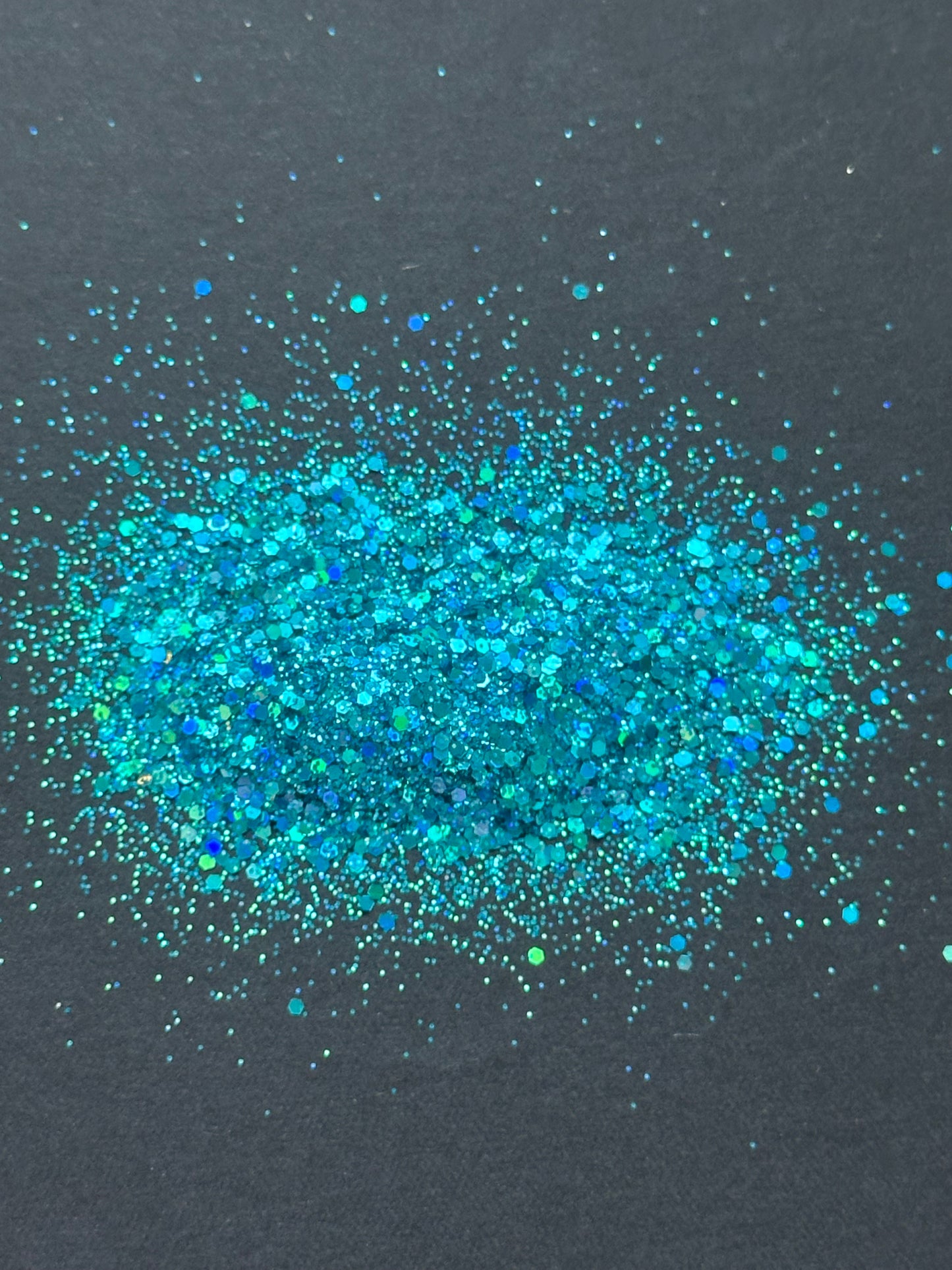 5g Laser Blue Glitter Mix – Fine and Chunky Glitter