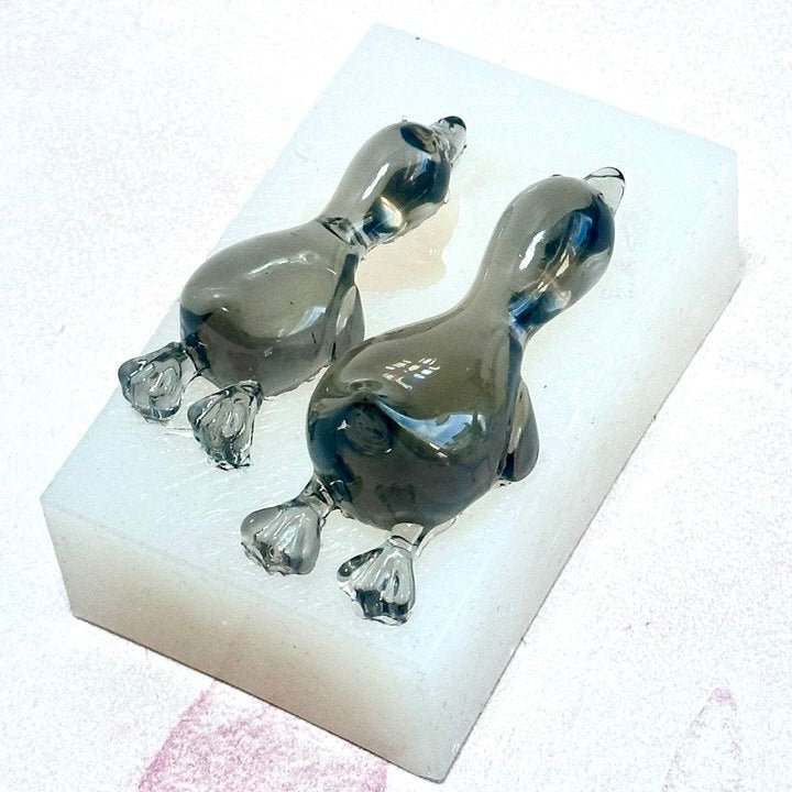 2 Pieces 3D Glossy Duck Silicone Mold - Ideas Decor Shop