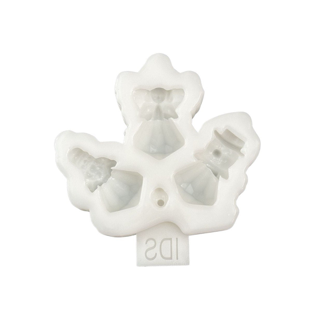 3-in-1 Christmas Silicone Mold – Santa, Angel & Snowman - Ideas Decor Shop