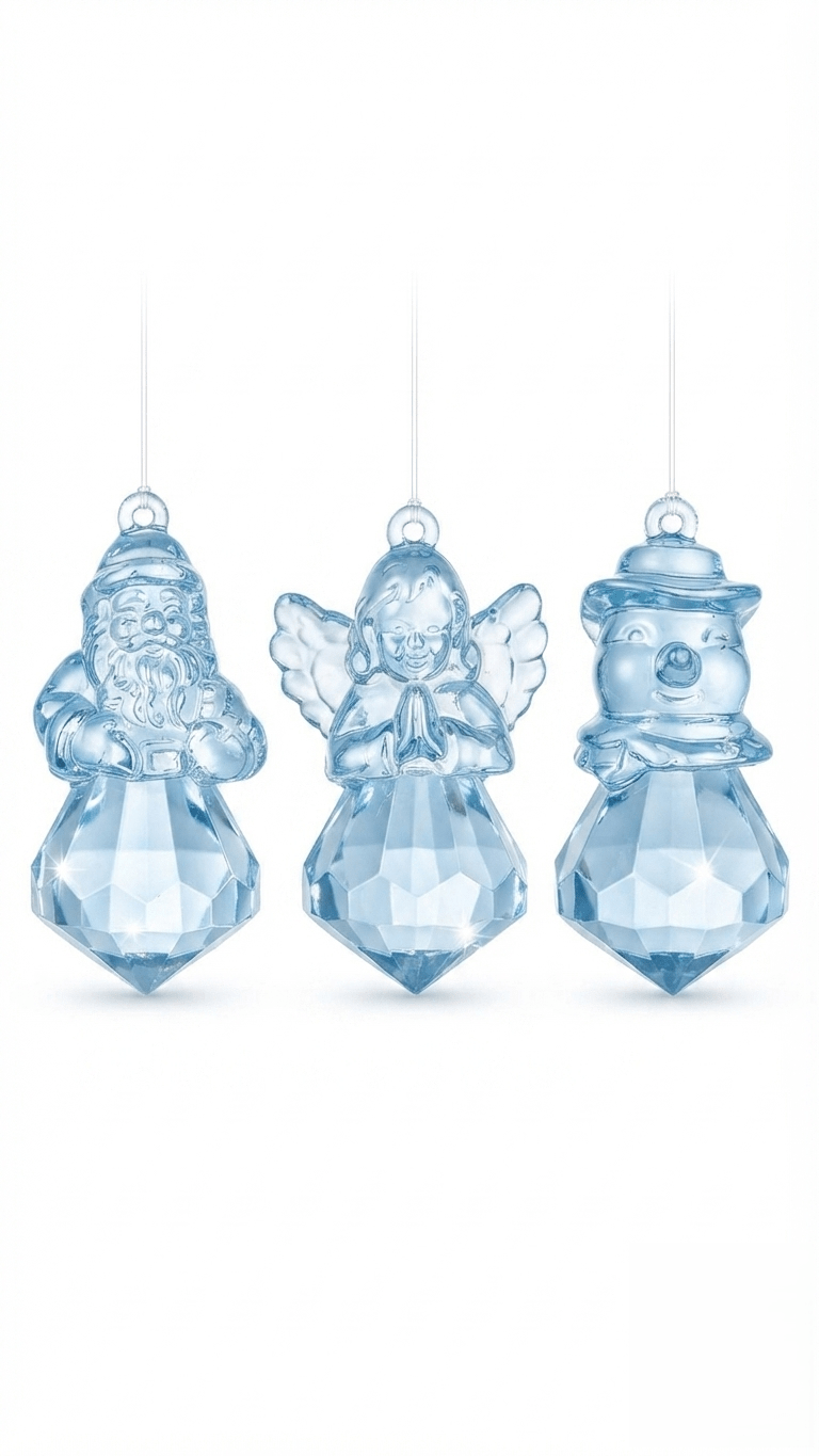 3-in-1 Christmas Silicone Mold – Santa, Angel & Snowman - Ideas Decor Shop