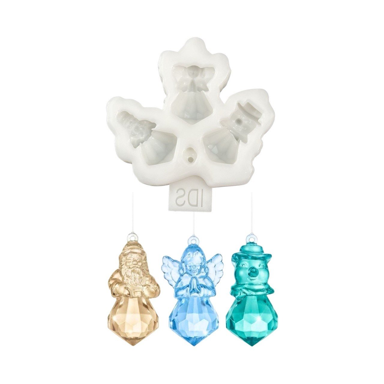 3-in-1 Christmas Silicone Mold – Santa, Angel & Snowman - Ideas Decor Shop