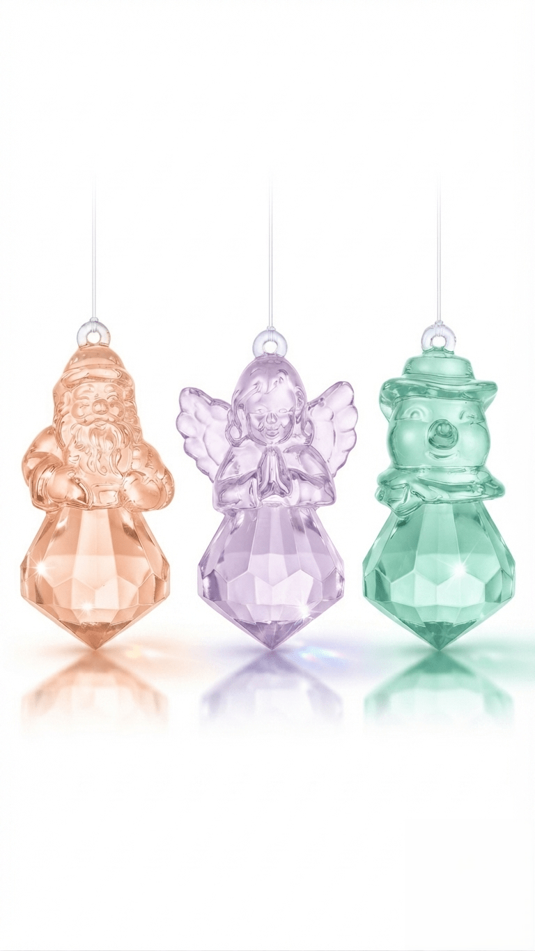 3-in-1 Christmas Silicone Mold – Santa, Angel & Snowman - Ideas Decor Shop
