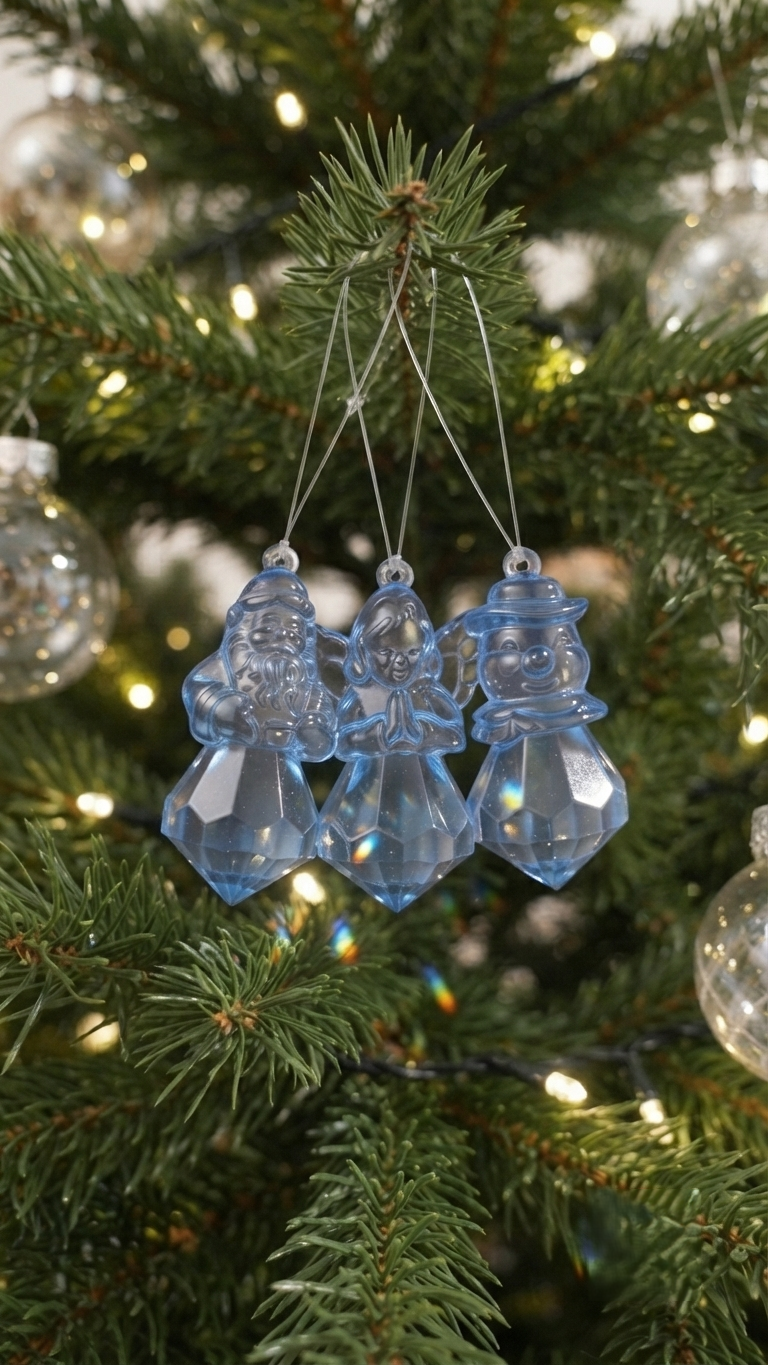 3-in-1 Christmas Silicone Mold – Santa, Angel & Snowman