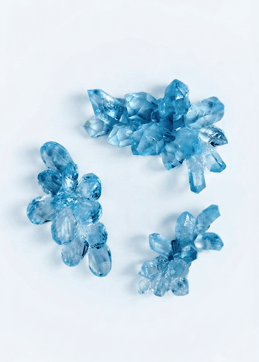 3 Piece Small Crystal Silicone Molds – Sparkling Resin Craft Set - Ideas Decor Shop