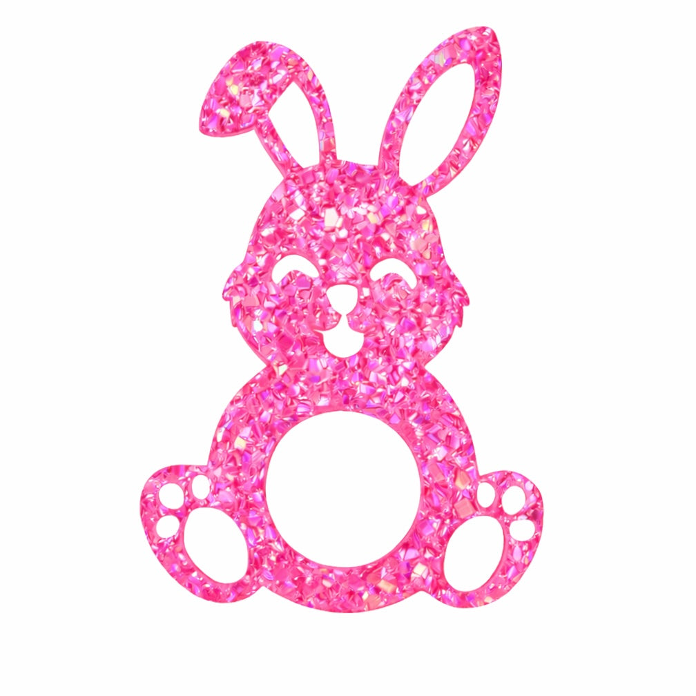 Sparkly Crystal Bunny Resin Silicone Mold for Candy Holder