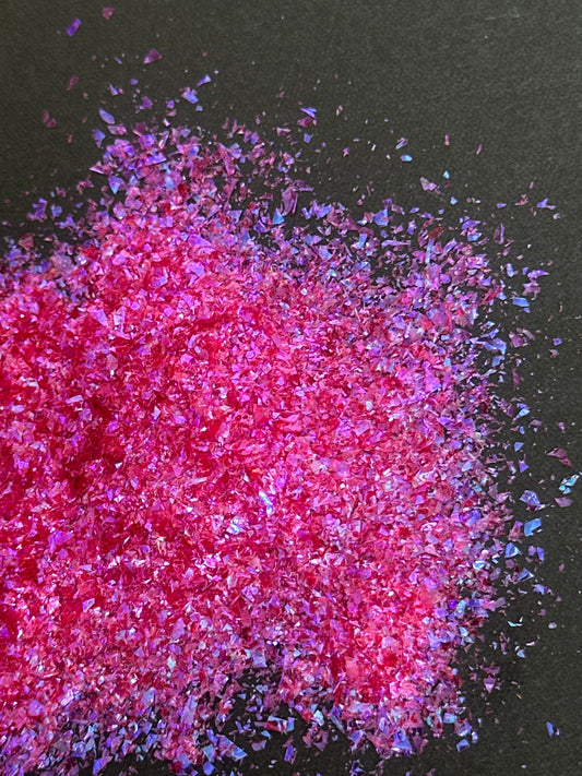 5g Iridescent Pink Purple Flakes