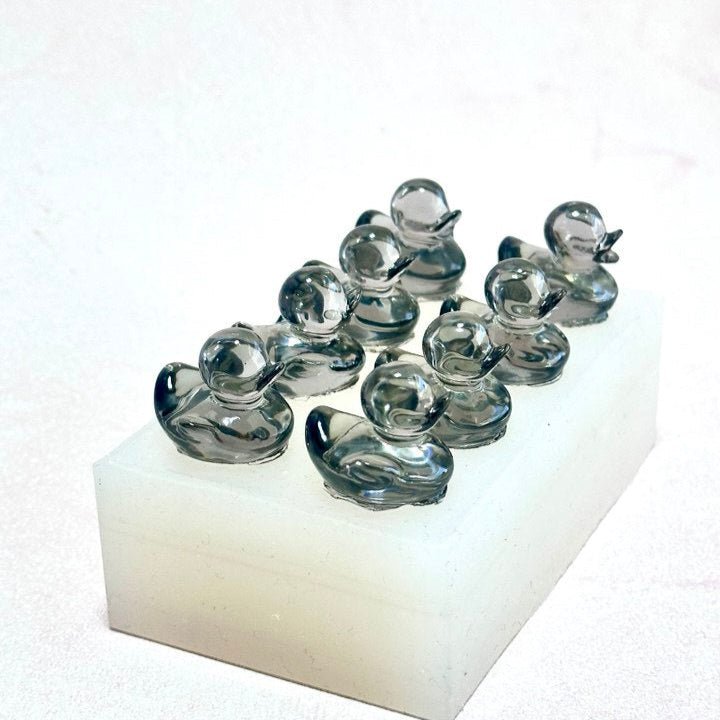 3D 8 Pc Glossy Duck Silicone Mold - Ideas Decor Shop