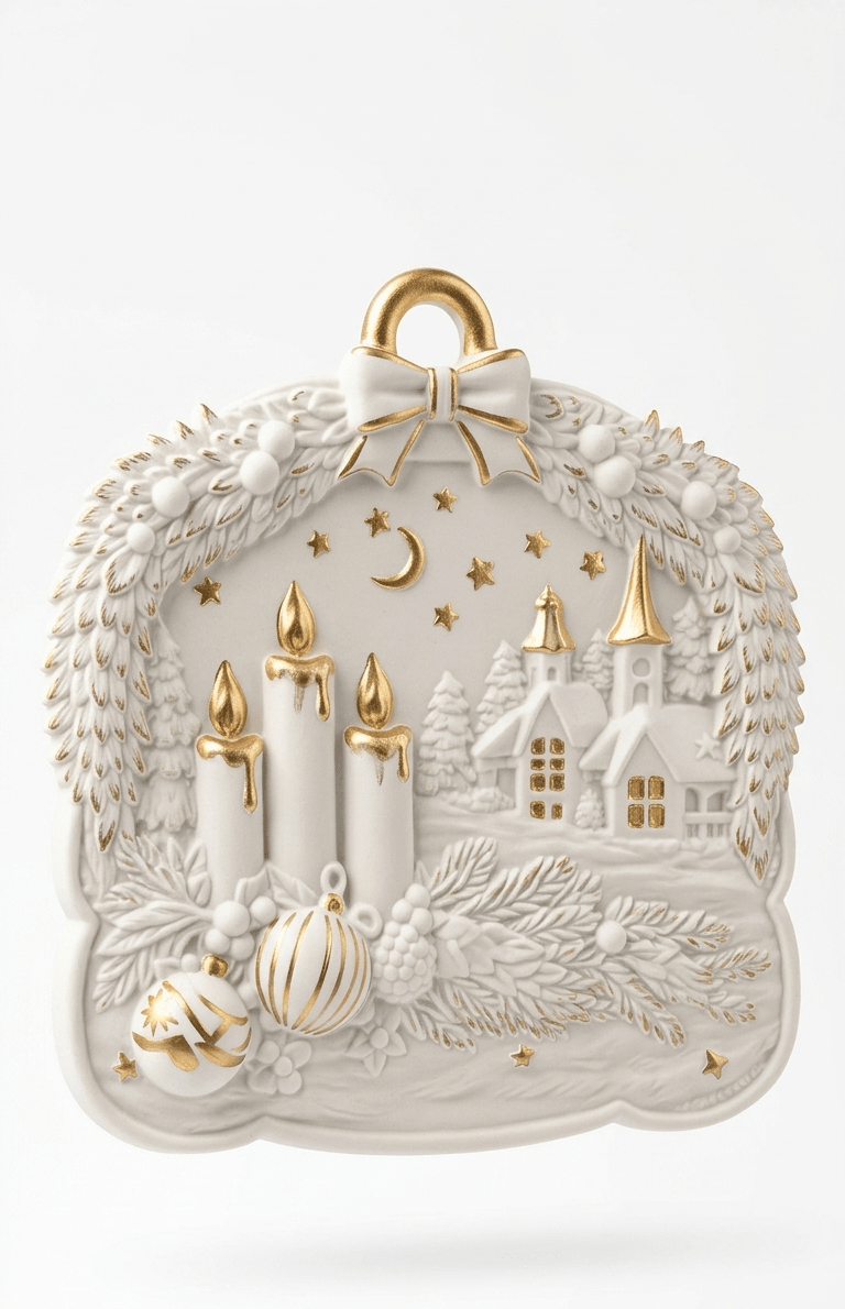 3D Detailed Christmas Ornament Silicone Mold - Ideas Decor Shop