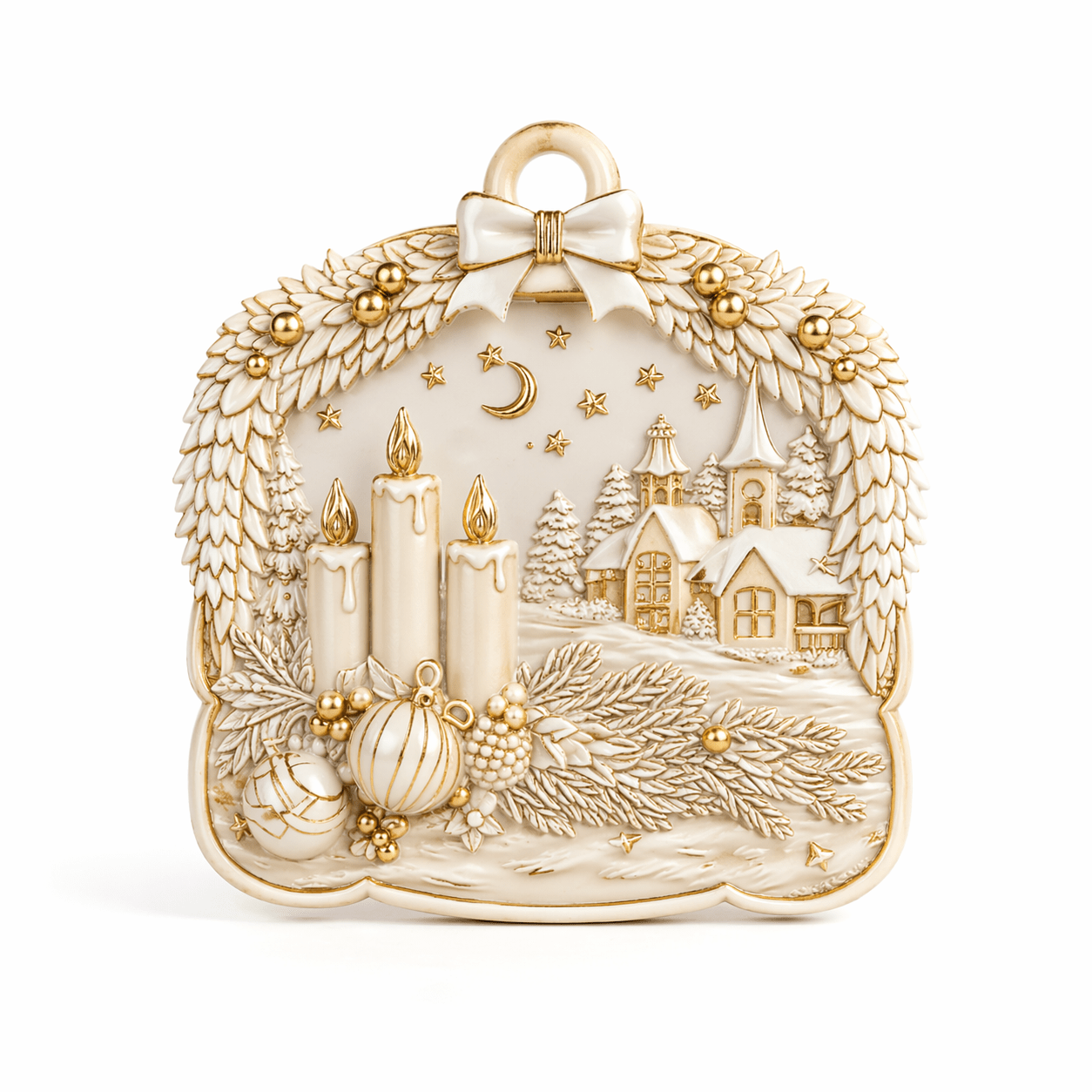 3D Detailed Christmas Ornament Silicone Mold - Ideas Decor Shop