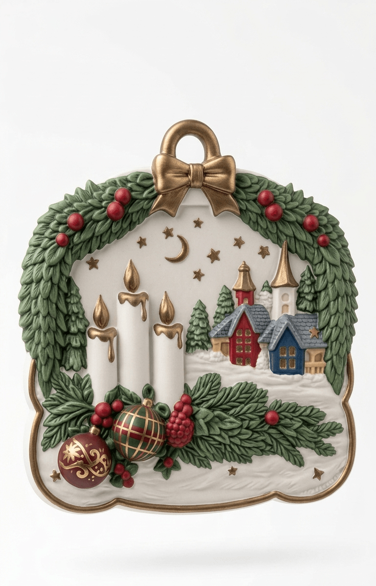 3D Detailed Christmas Ornament Silicone Mold - Ideas Decor Shop