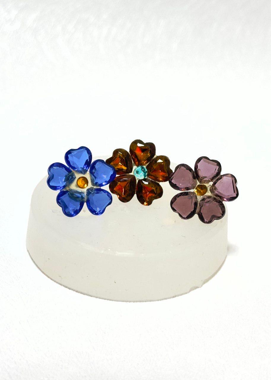 3D Floral Silicone Resin Molds Set for Small Flower Craft Projects - Ideas Decor Shop