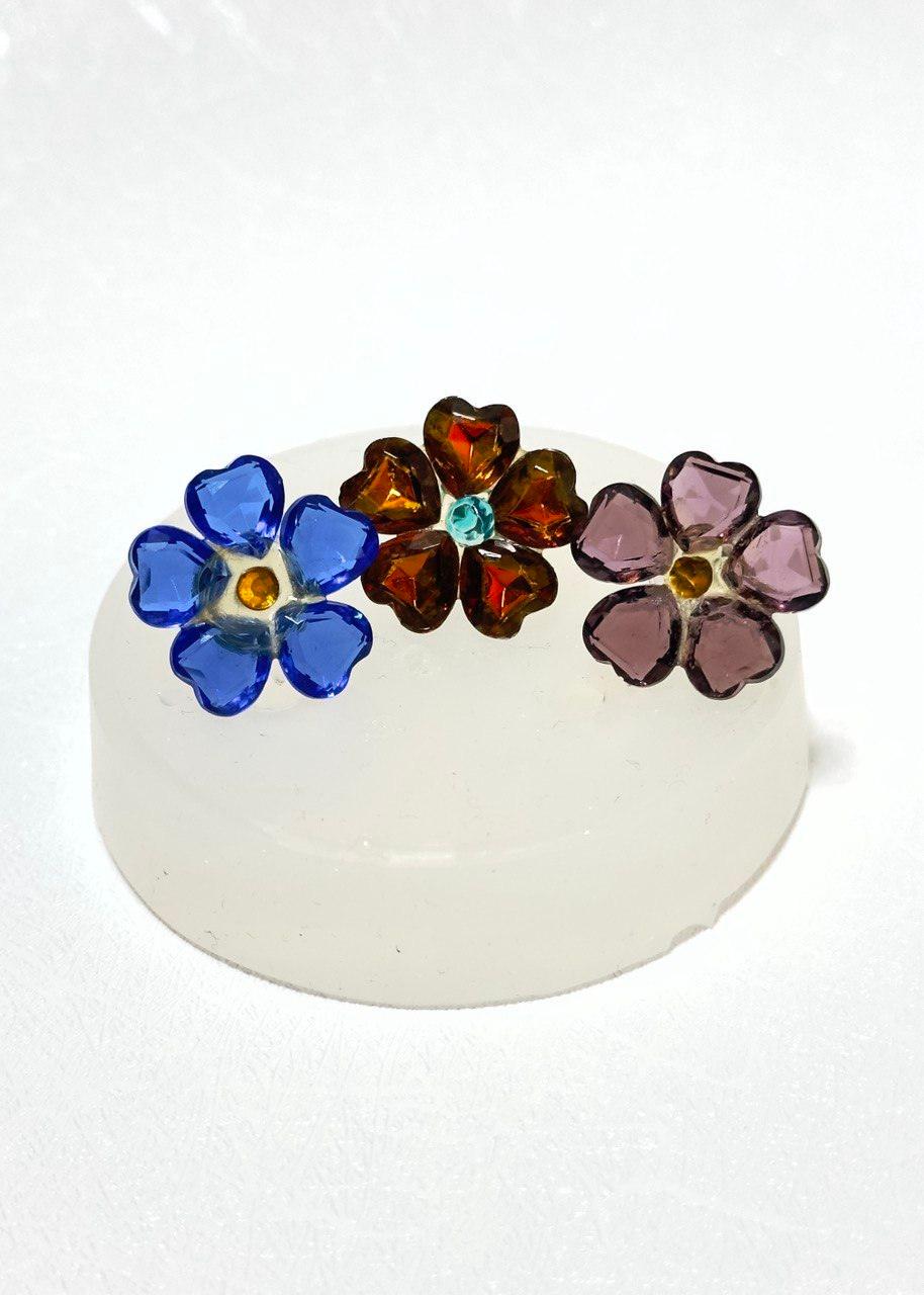 3D Floral Silicone Resin Molds Set for Small Flower Craft Projects - Ideas Decor Shop