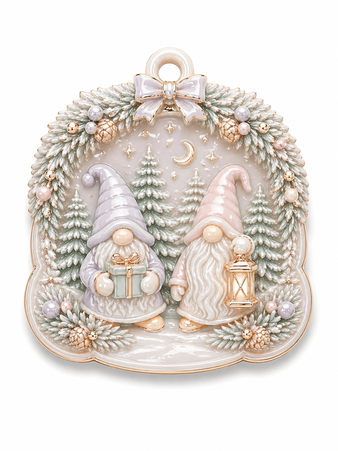 3D Nordic Gnome Christmas Ornament Mold - Ideas Decor Shop