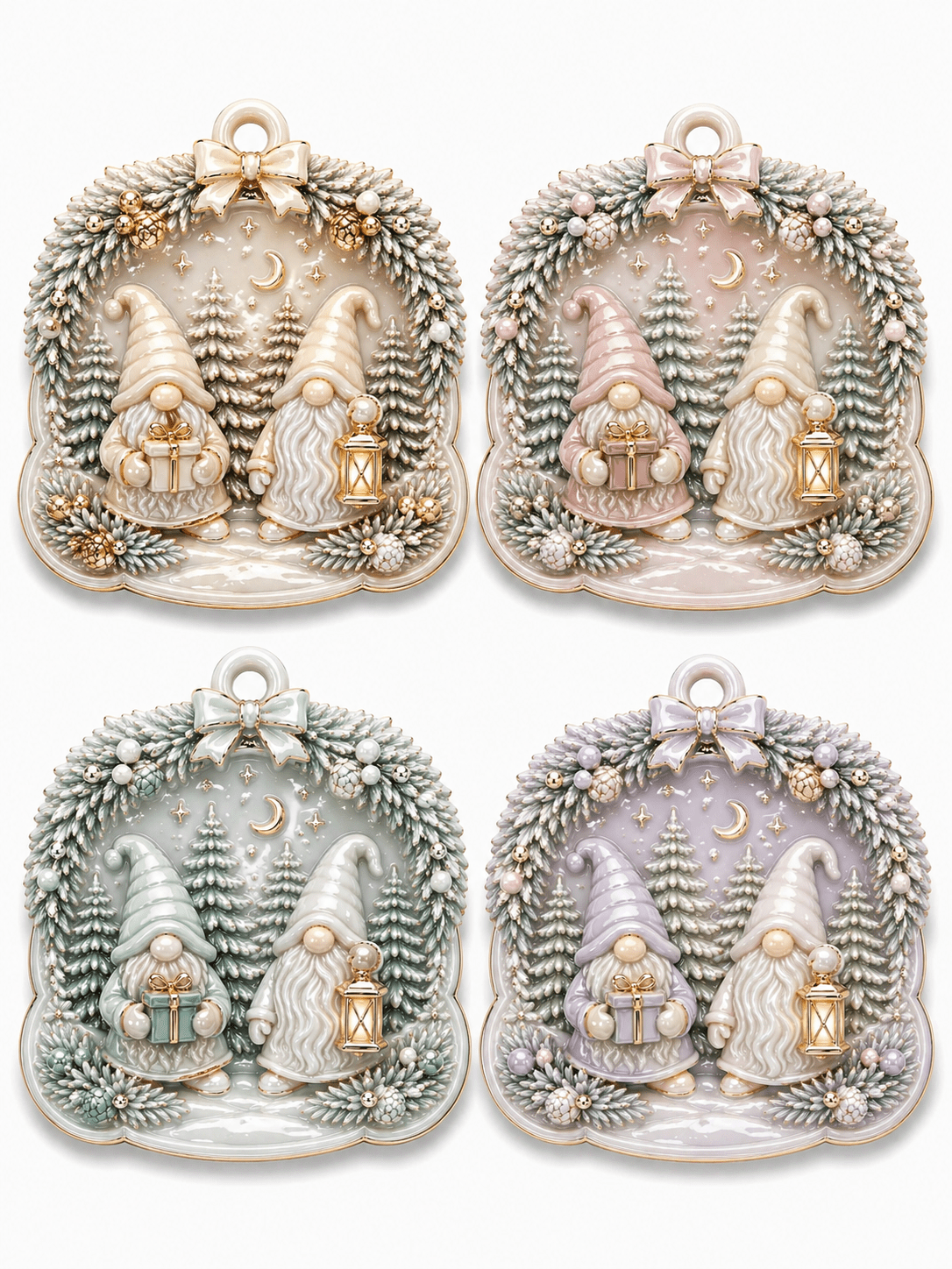 3D Nordic Gnome Christmas Ornament Mold - Ideas Decor Shop