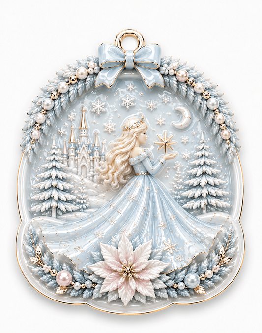 3D Princess Fairy Christmas Ornament Silicone Mold - Ideas Decor Shop