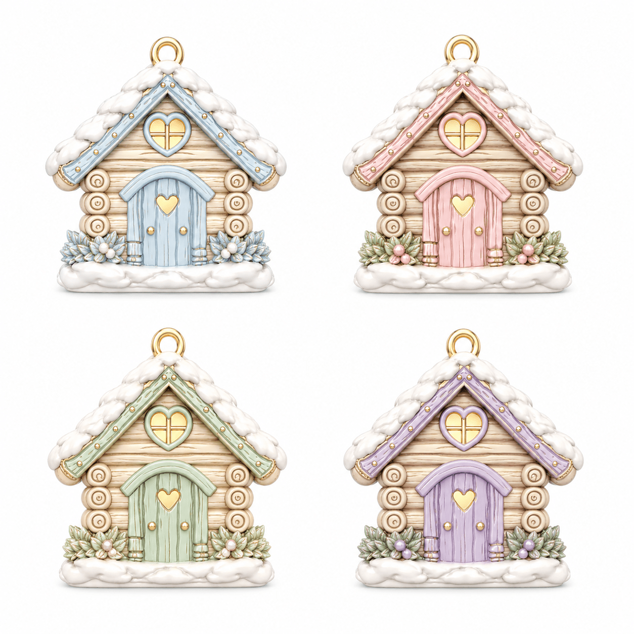 3D Vintage Cottage Silicone Mold - Ideas Decor Shop
