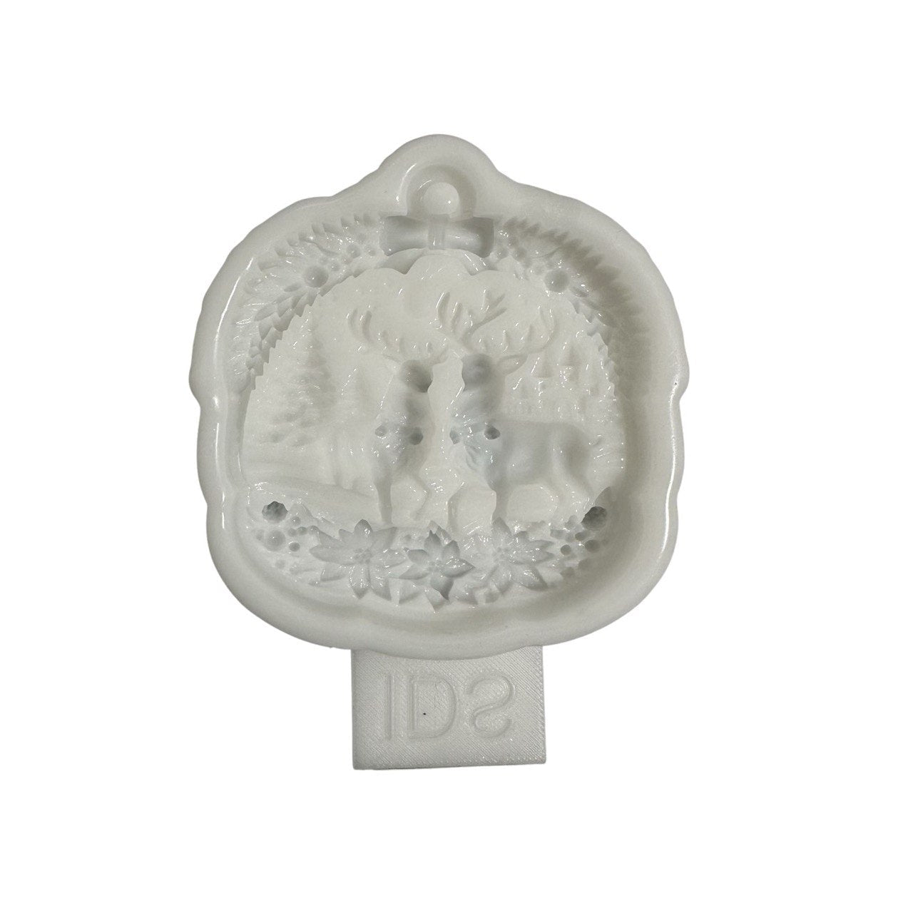 3D Winter Scene Reindeer Ornament Mold - Ideas Decor Shop