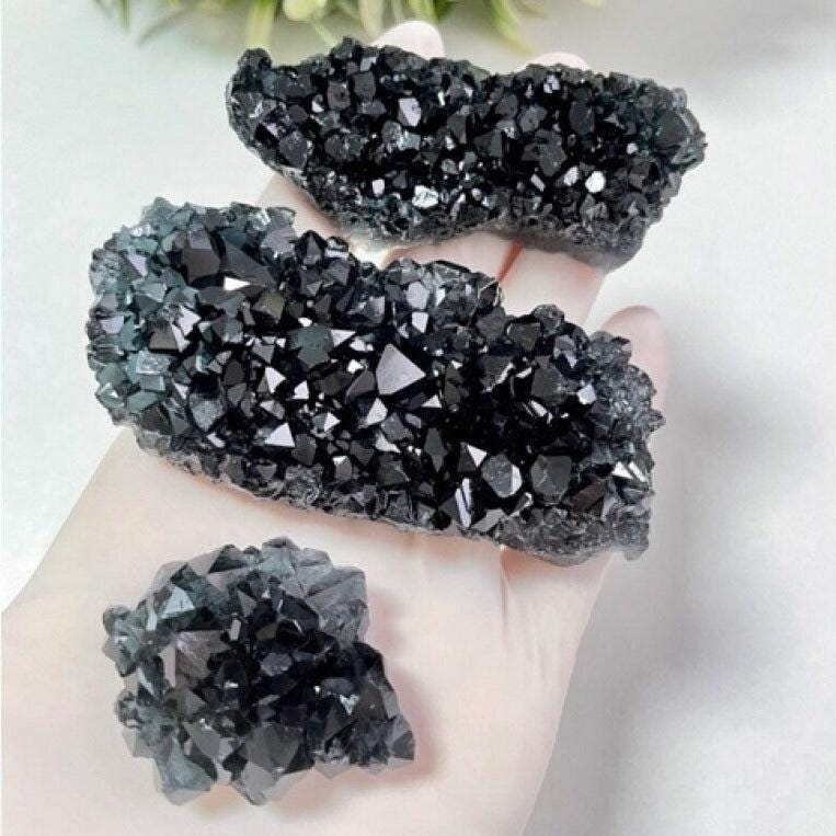 3pc Amethyst Set: Crystal, Stone - Cluster Resin Mold for Art - Ideas Decor Shop