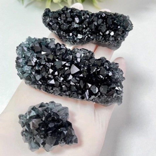 3pc Amethyst Set: Crystal, Stone - Cluster Resin Mold for Art - Ideas Decor Shop