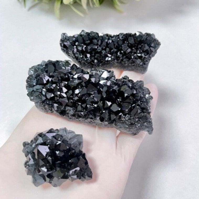 3pc Amethyst Set: Crystal, Stone - Cluster Resin Mold for Art - Ideas Decor Shop