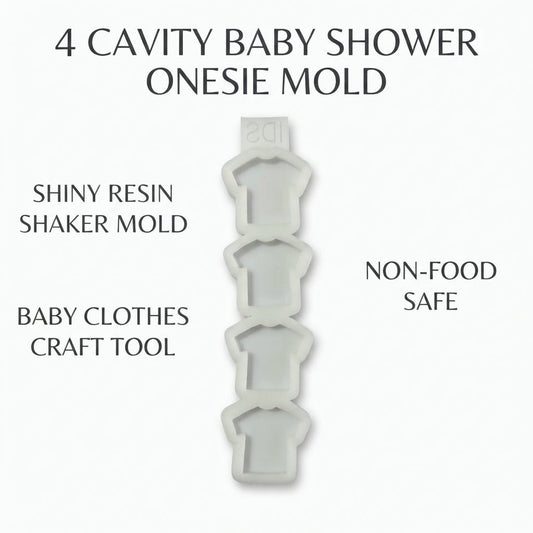 4-Cavity Baby Onesie Silicone Mold - Ideas Decor Shop