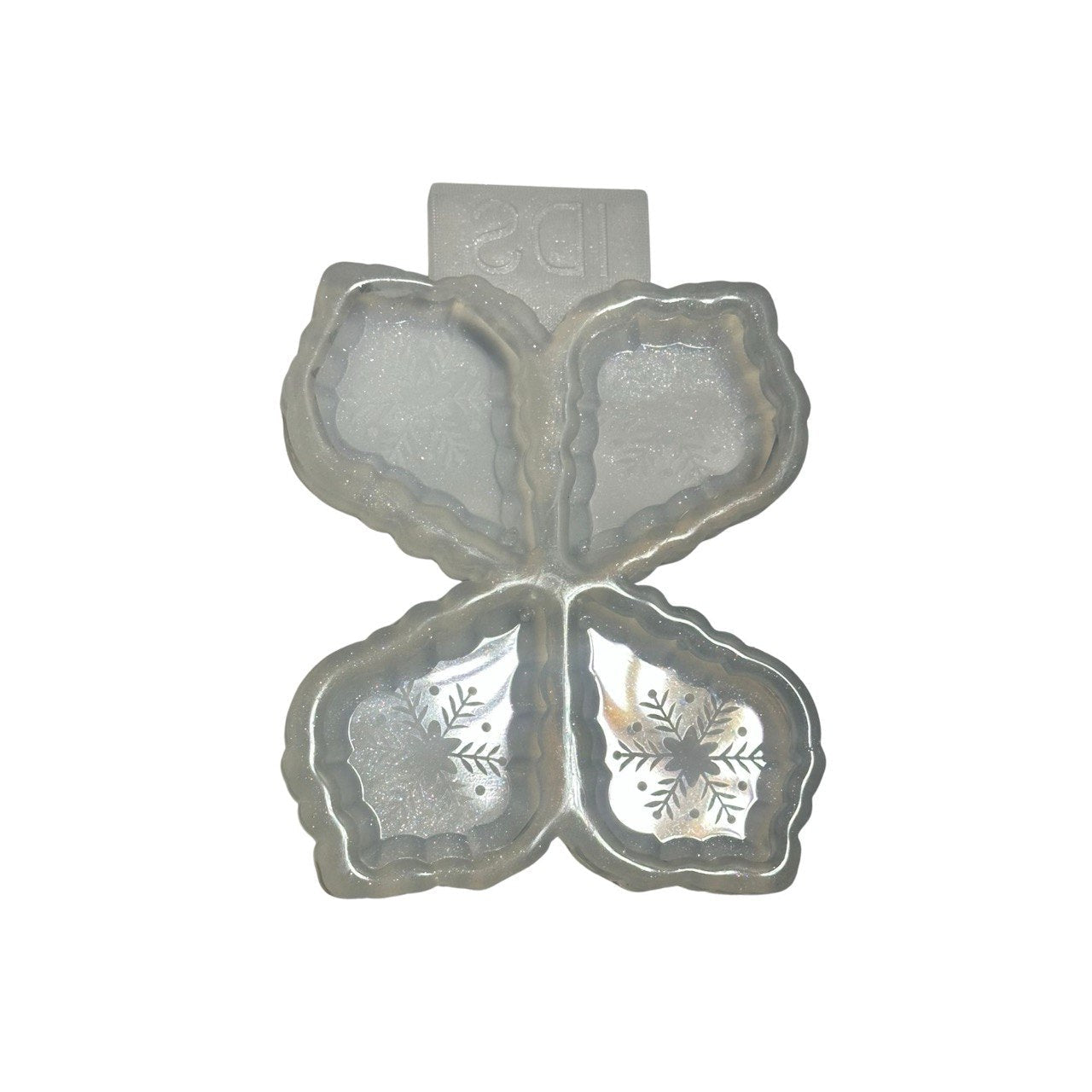 4 Crystal Silicone Mold Engraved Ornament - Ideas Decor Shop