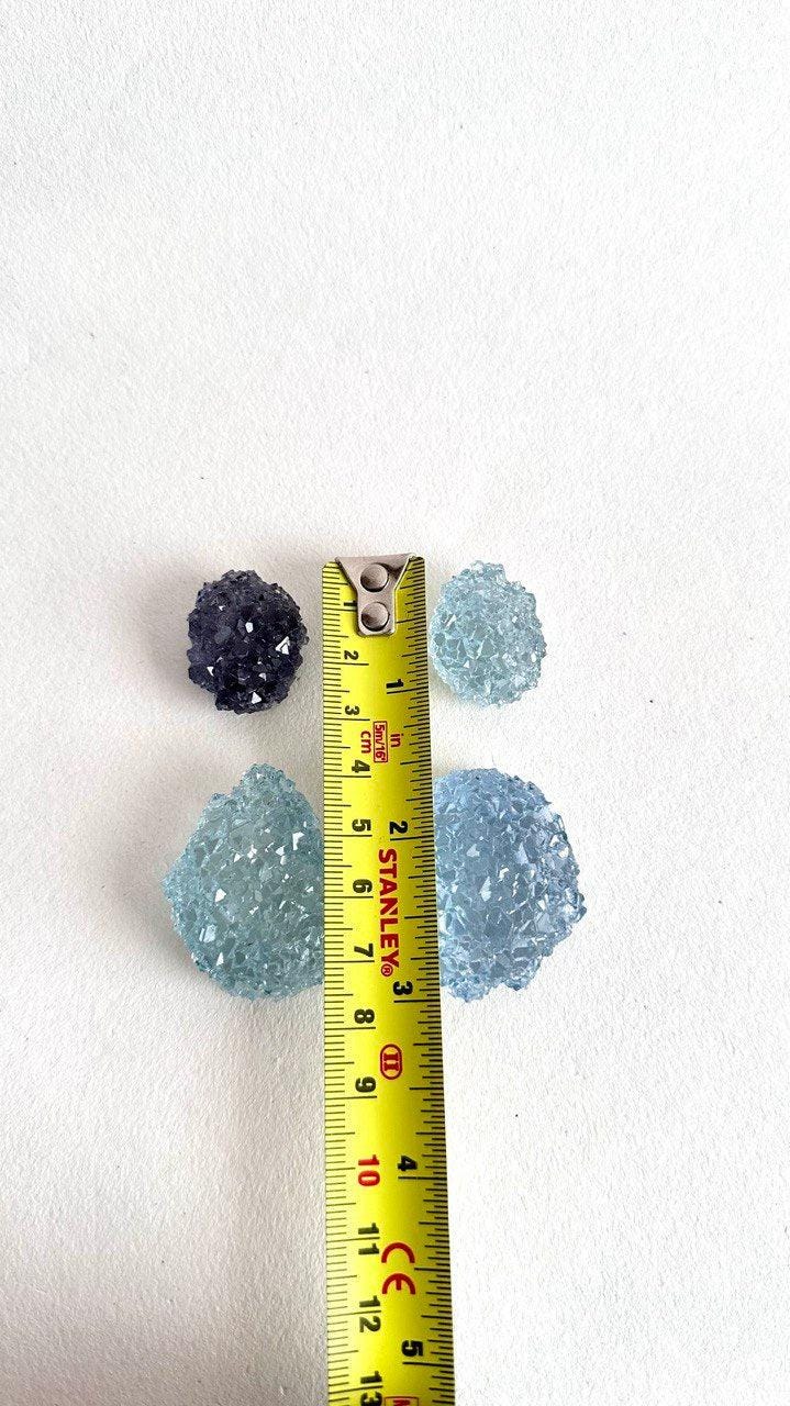 4 Pc Crystal Cluster Silicone Mold Set for DIY Resin Druzy Art - Ideas Decor Shop