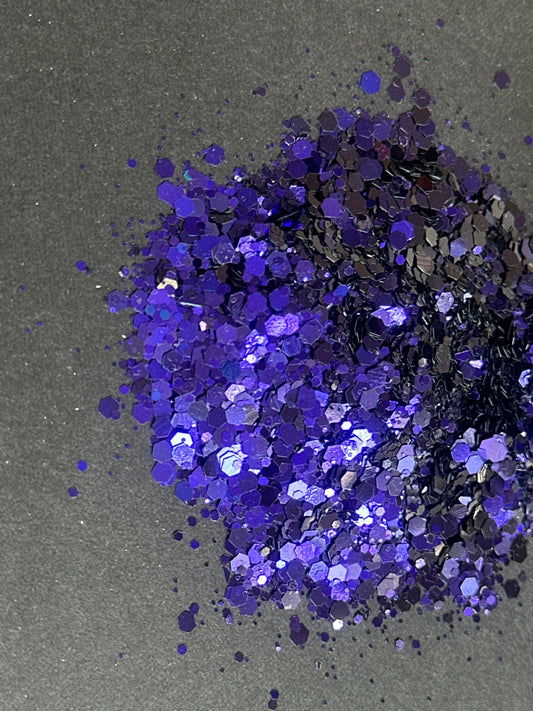 5g Deep Violet Chameleon Glitter – Intense Purple Iridescent - Ideas Decor Shop