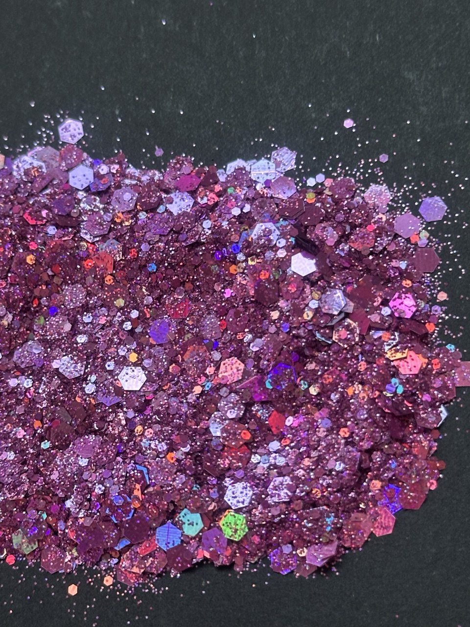 5g Gloss Chunky Purple Glitter Mix - Ideas Decor Shop