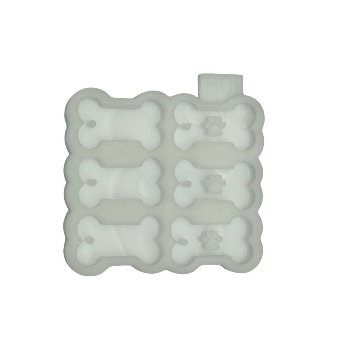 6-Cavity Dog Bone Silicone Mold - Ideas Decor Shop